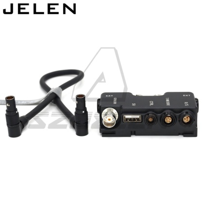 B-Box RED komodo KOMODO-X EXT9-pin splitter-R/S (3pin Fischer) Time code (0B 5pin) CTRL (00B 4pin) 5V (USB) Genlock (BNC)