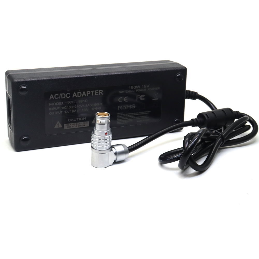 19V Power Adapter to Adjustable Elbow FSG 2B 6Pin Female for Atomos Neon 17"/19"/24 " Monitor DC Power Cable