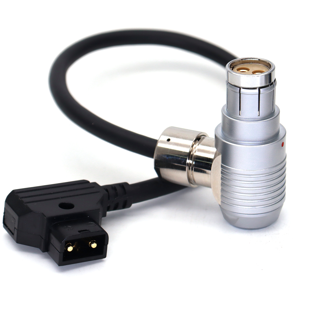 Power Cable D-tap to Elbow Fischer 105 2Pin Female for ARRI Alexa LF XT SXT SR3 435 535 235