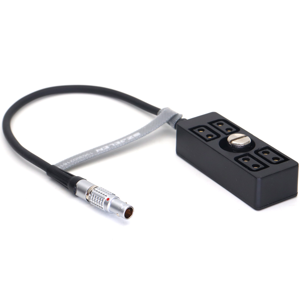 ARRI RED Camera 0B 2Pin 12V power out to DTAP Splitter with 1/4 Screw