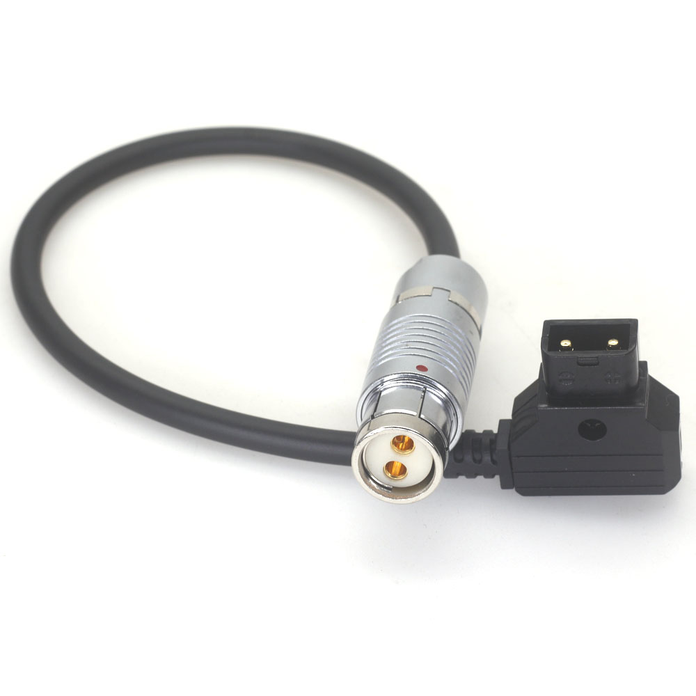 Power Cable D-tap to Elbow Fischer 105 2Pin Female for ARRI Alexa LF XT SXT SR3 435 535 235