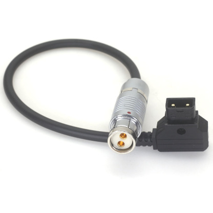 Power Cable D-tap to Elbow Fischer 105 2Pin Female for ARRI Alexa LF XT SXT SR3 435 535 235