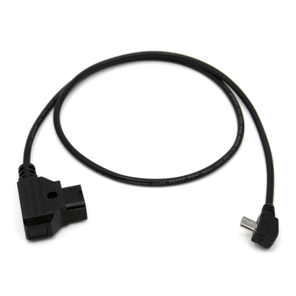 Nucleus-Nano Motor Power Cable P-TAP D-tap to Micro USB Right Angle 14.8V for Tilta V-Mount