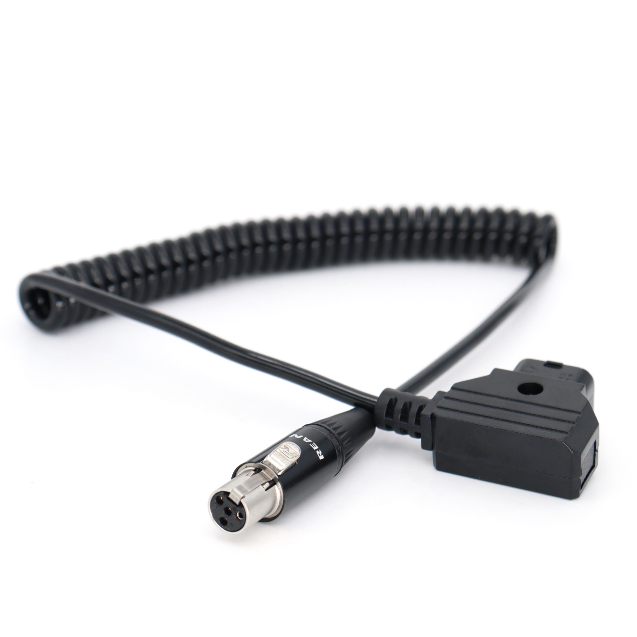 Power Cable D-TAP to TA4F Mini XLR 4Pin Female for Tvlogic 058/056/055 Monitor