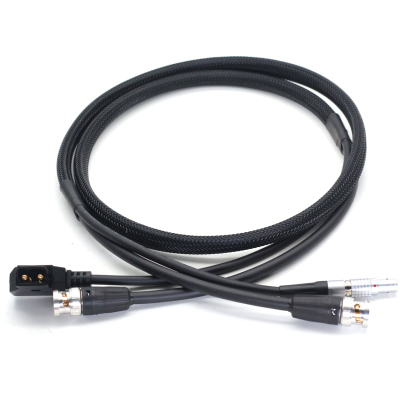 D-Tap + BNC to 0B 2pin +BNC Cable for Teradek Bolt Pro 1000/3000ft power cable and SDI camera monitor SDI line