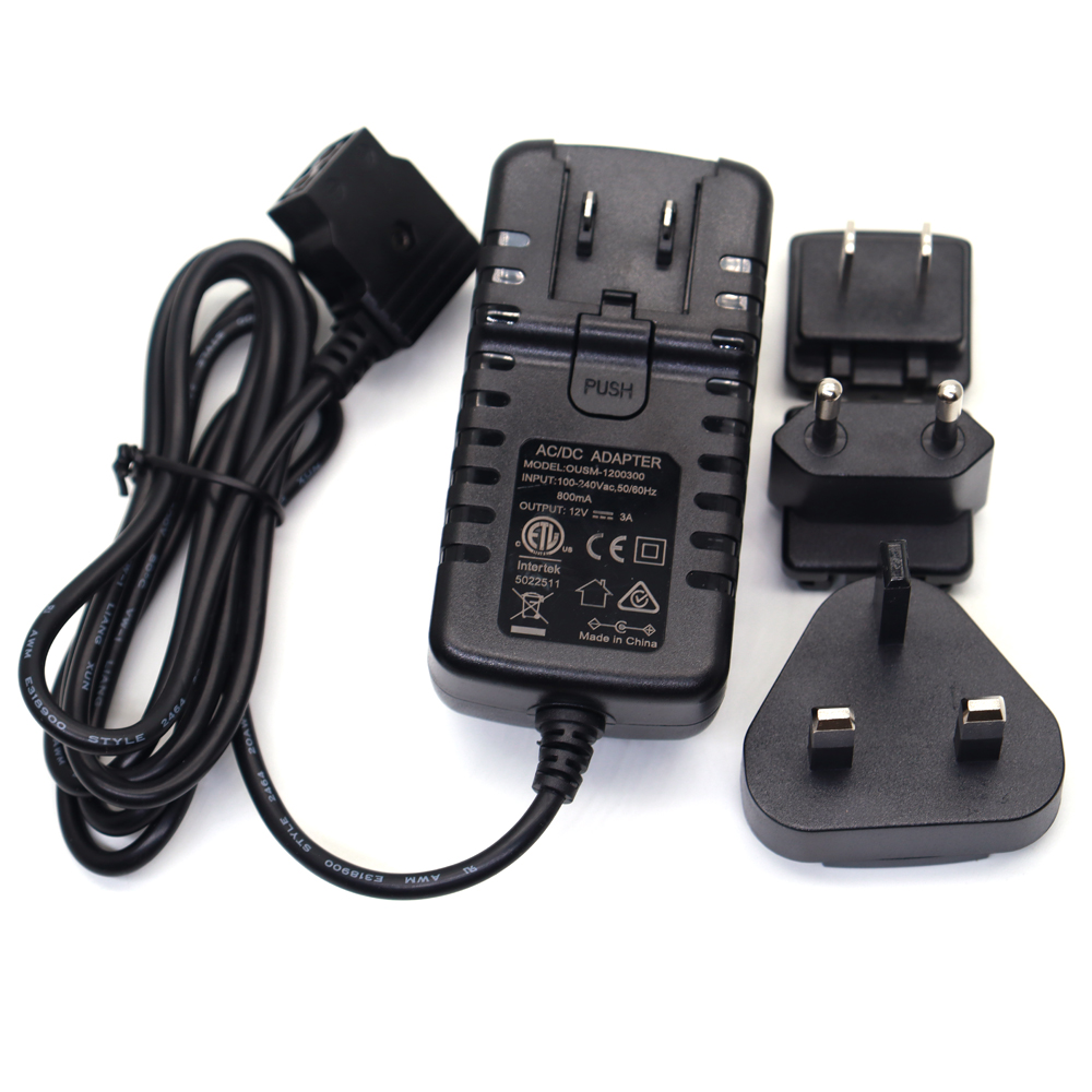 110-220V to 12V D-tap Female for Camera Image Transmission Monitor 12V Power Conversion Adapter