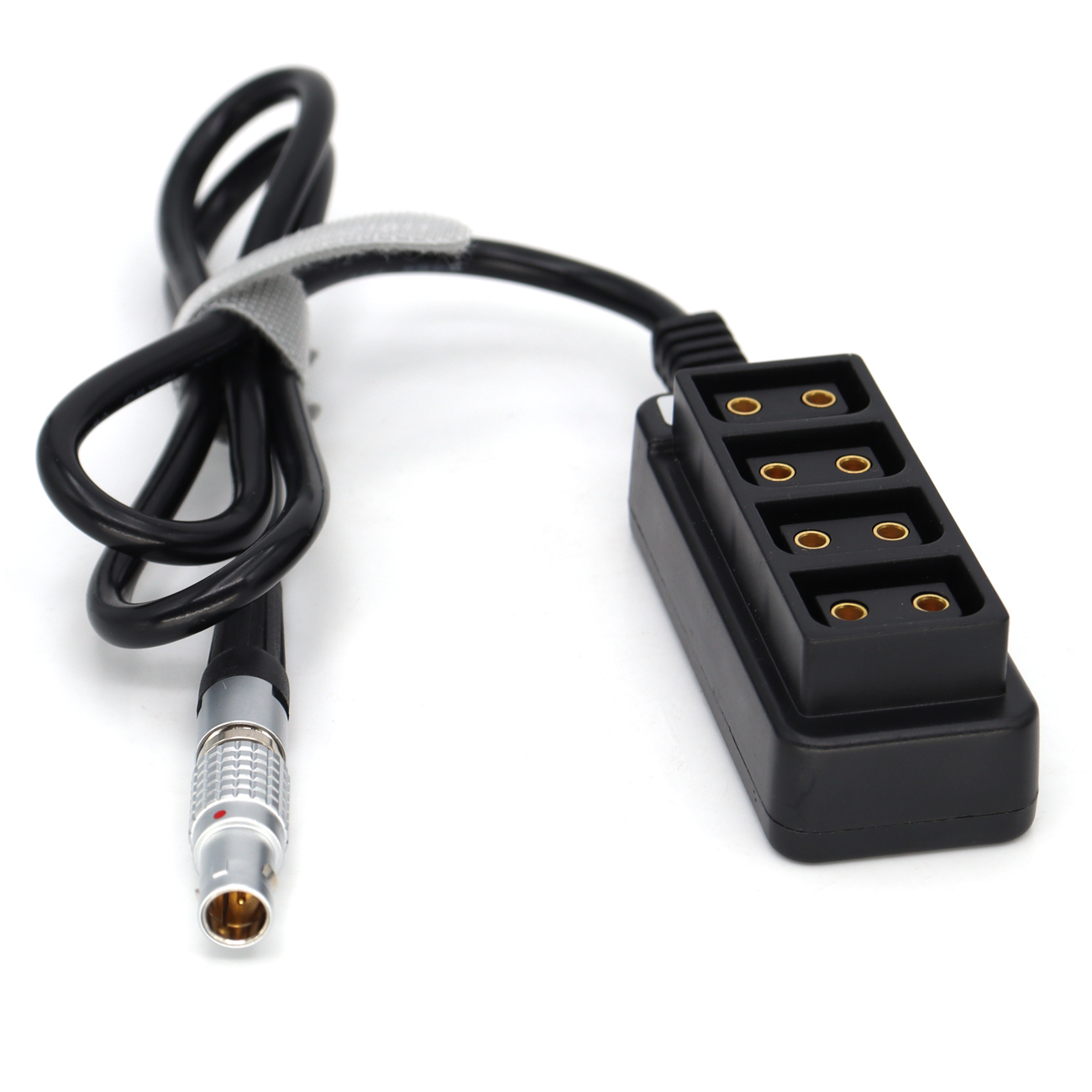 0B 2pin 12V Power Out to 4 D-tap Four-way Splitter for ARRI RED Camera