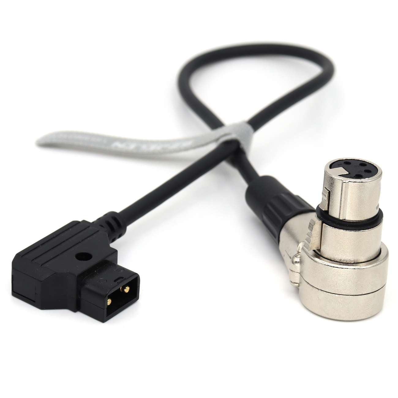 Power Coiled Cable Dtap to XLR 4Pin Female for ROLAND EDIROL R88, Tvlogic