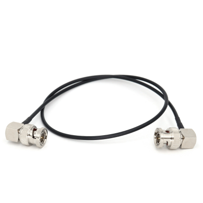 Ultra-Soft SDI Video Signal Cable Elbow BNC to BNC Camera RF Coaxial Cable