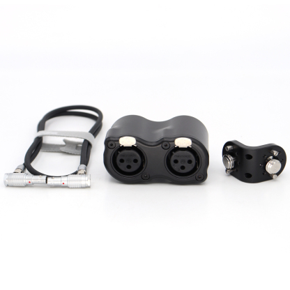 00B 5Pin to Dual XLR adapter for DSMC3 RED V-RAPTOR XL KOMODO-X, ARRI Mini Audio Cable