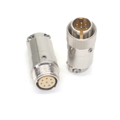 TMW Circular Connector TAJIMI 8Pin Male/Female Plug for old Canon Fujinon Lens