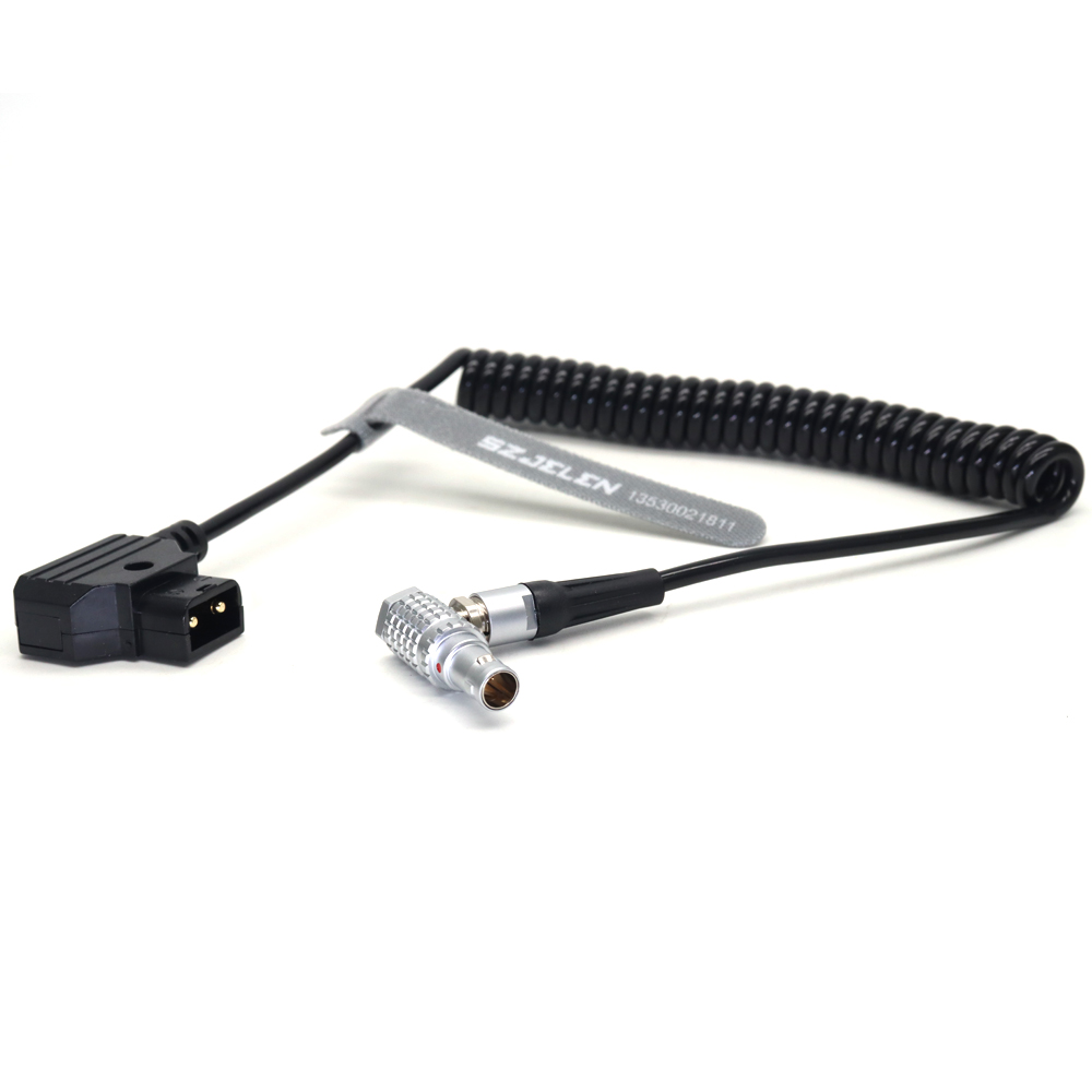 Power Coiled Cable D-tap to 0B 2Pin for Teradek Bolt Pro 1000/3000ft