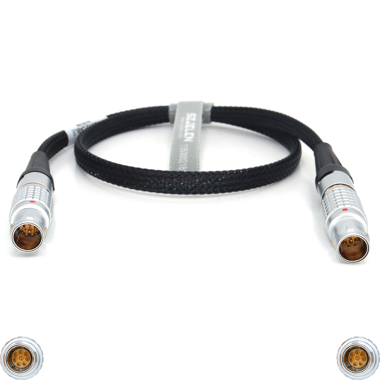 Power Data Cable Straight/Elbow 1B 8Pin Male to Male for Steadicam M1 M2 VOLT3