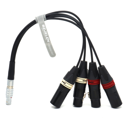 XLR Breakout Audio Input Cable for Atomos Shogun Monitor Recorder