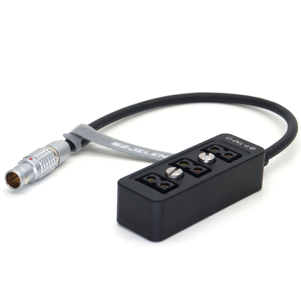 0B 2Pin to D-tap Hub 3 Port Power Splitter for ARRI Alexa SXT Classic LF RED DSMC2 Camera