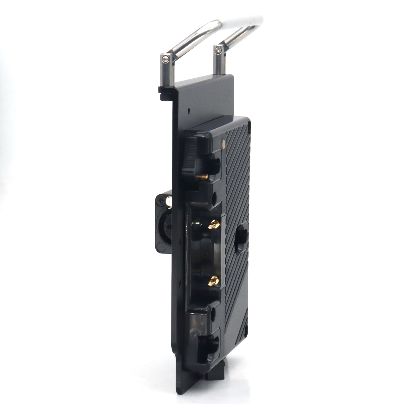 Gold-mount To XLR 3pin Power Output Handle fixing plate for ARRI Mini LF, RED, SONY