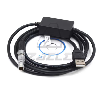 Connector 0B 5Pin to USB plug for LEICA TS402/802/06/02 Data Cable