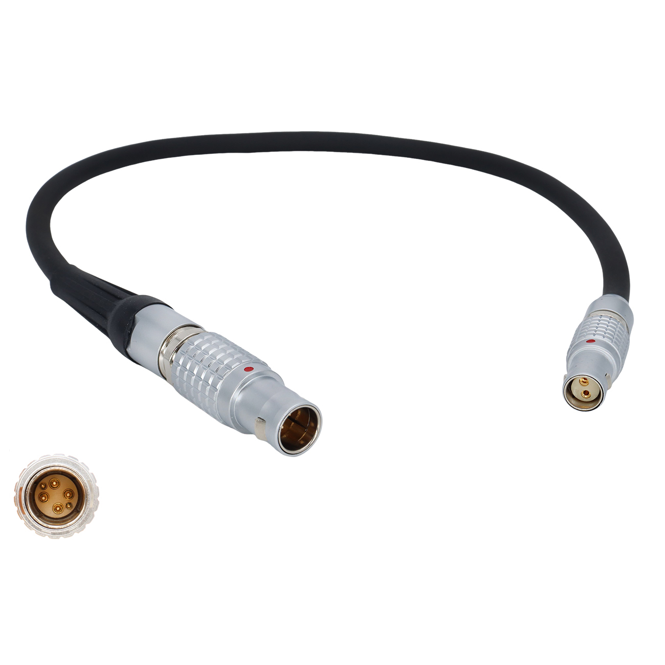 Power Cable 1B 6Pin(4+2) for DJI Ronin 2 to 0B 2Pin Female for RED Komodo Camera