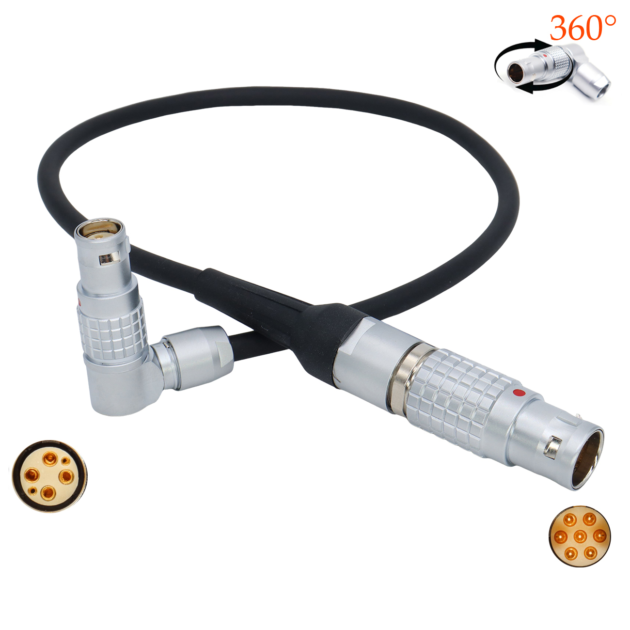 ARRI TRINITY 2 Camera Power Output 2B 7Pin to 1B 6Pin Female for RED Epic/GEmini/RED SCARLE Power Cable