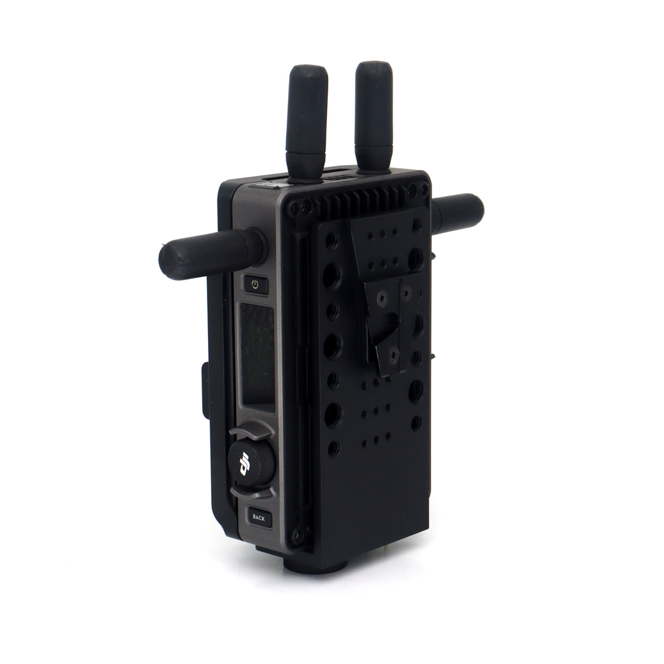 V-Mount Right Angle Bracket with 1/4"-20 Screw, 1/4"-20 & 3/8"-16 Holes for Video Accessory Expansion Mount for Camera Cheese Plate, Holder, Field Monitor