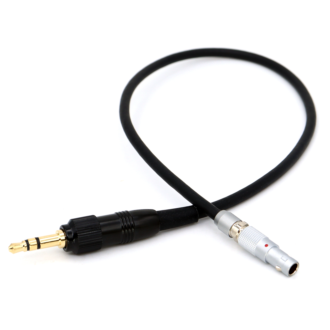 Audio Cable Locking 3.5mm to 00B 5Pin Male for ARRI MINI, RED V-RAPTOR 8K VV