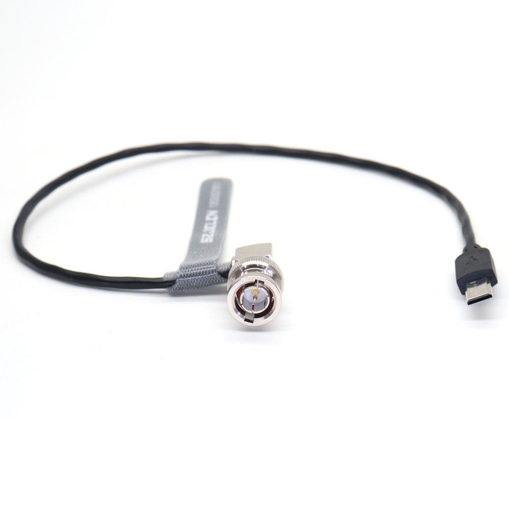 Timecode Cable 3.5mm/DIN 1.0/2.3/0B 5Pin/BNC to Micro-USB for Sony FX3 A7S3 A1 