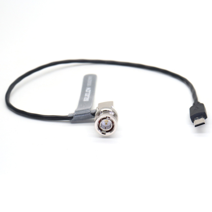 Timecode Cable 3.5mm/DIN 1.0/2.3/0B 5Pin/BNC to Micro-USB for Sony FX3 A7S3 A1 