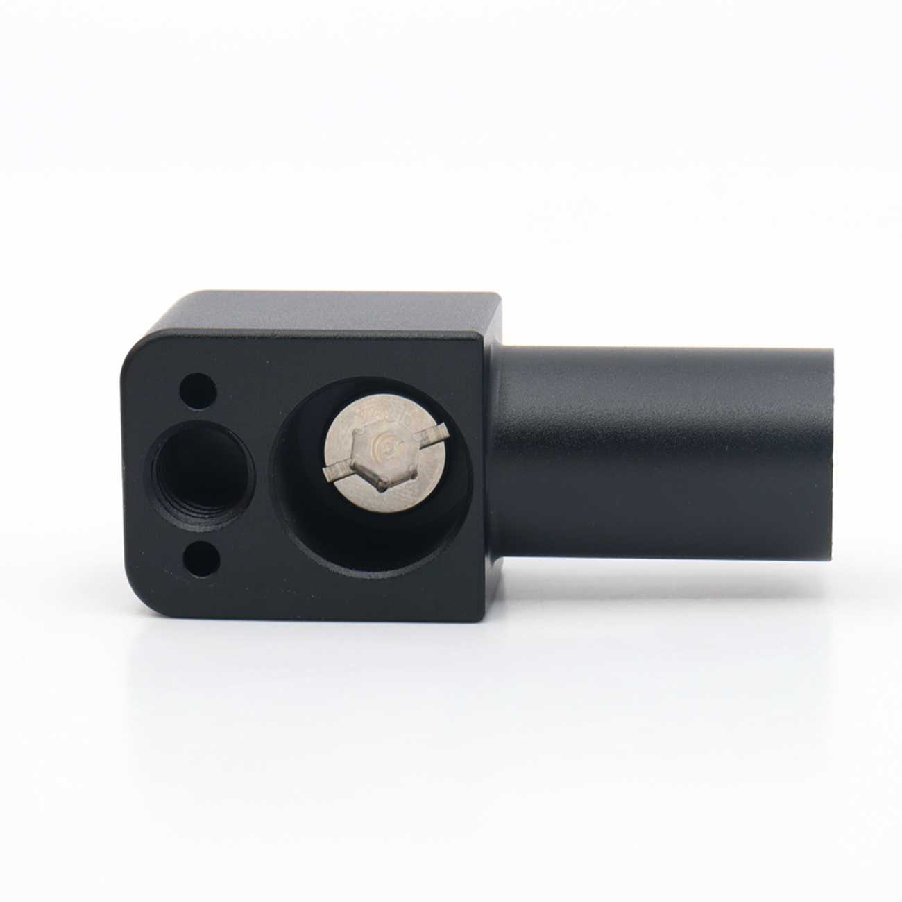 Ultra short 3/8 screw fixing 19mm rod mounting bracket ,Elastic positioning pin, 3/8 screw hole extension.