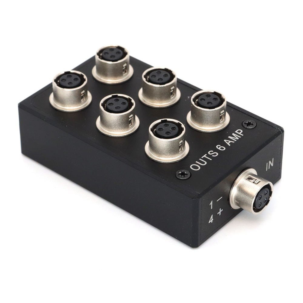 Hirose 4Pin Female to 4Pin Power outs 6 AMP for Sound Devices 688 633, Zoom F8