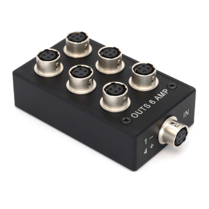 Hirose 4Pin Female to 4Pin Power outs 6 AMP for Sound Devices 688 633, Zoom F8