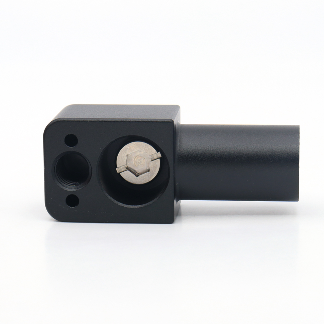 Ultra short 3/8 screw fixing 19mm rod mounting bracket ,Elastic positioning pin, 3/8 screw hole extension.