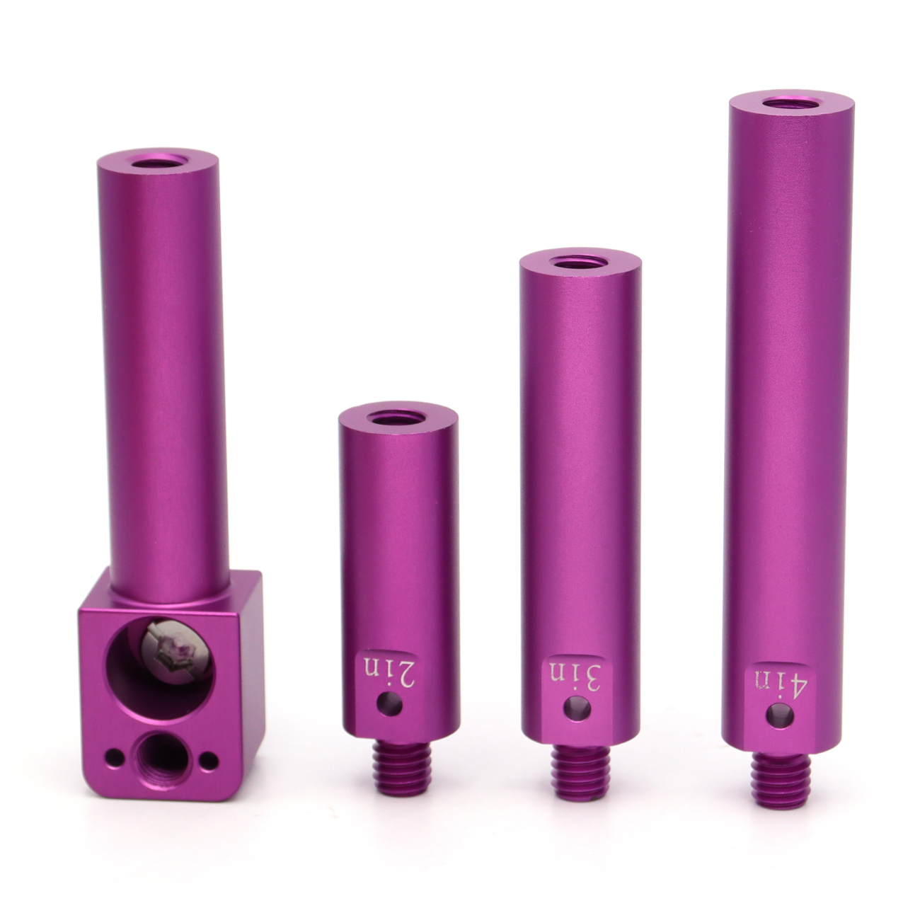 Multicolored 19mm Rod Mounting Bracket with 3/8 Screw and Anti Twist,4 Sections of Length to Match for Arri Red Sony Camera