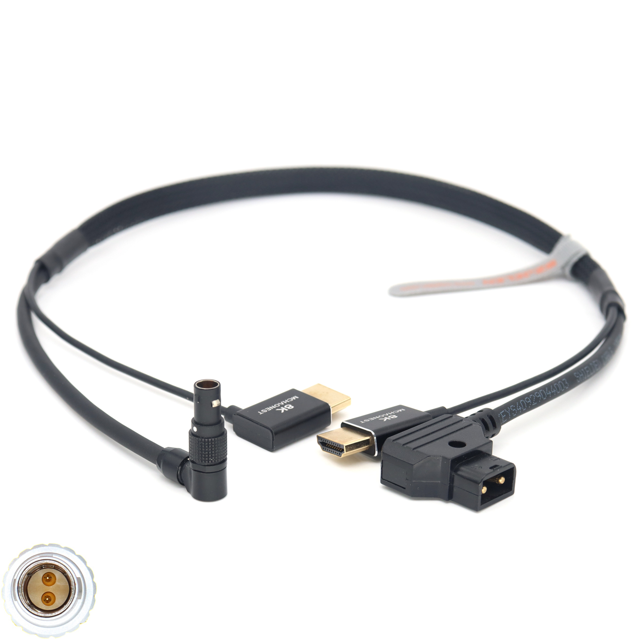 D-Tap to 0B 2Pin Power Cable and HDMI Cable for Teradek Bolt power cable, magicsky video link, Vaxis