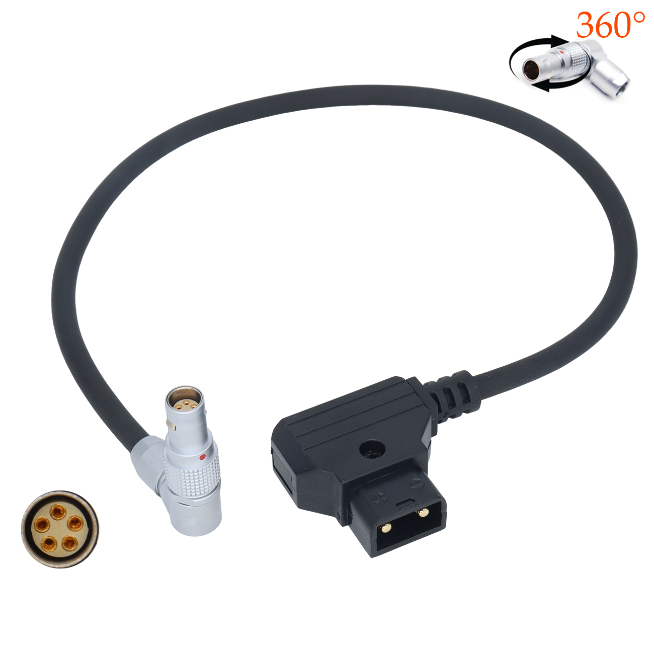 Power Cable for DJI ronin 2 6pin/D-tap/XLR 4Pin  to 0B 5Pin Female for Pixboom Camera