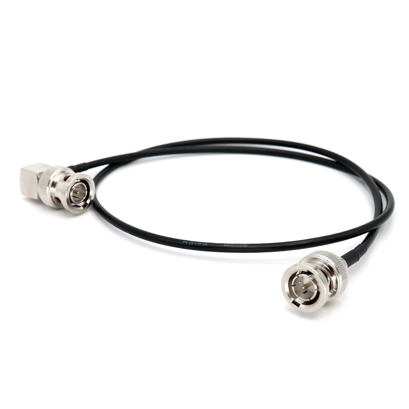 Ultra-Soft SDI Video Signal Cable Elbow BNC to BNC Camera RF Coaxial Cable