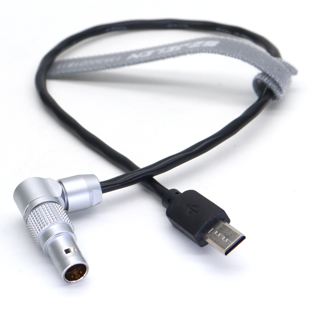 Timecode Cable 3.5mm/DIN 1.0/2.3/0B 5Pin/BNC to Micro-USB for Sony FX3 A7S3 A1 