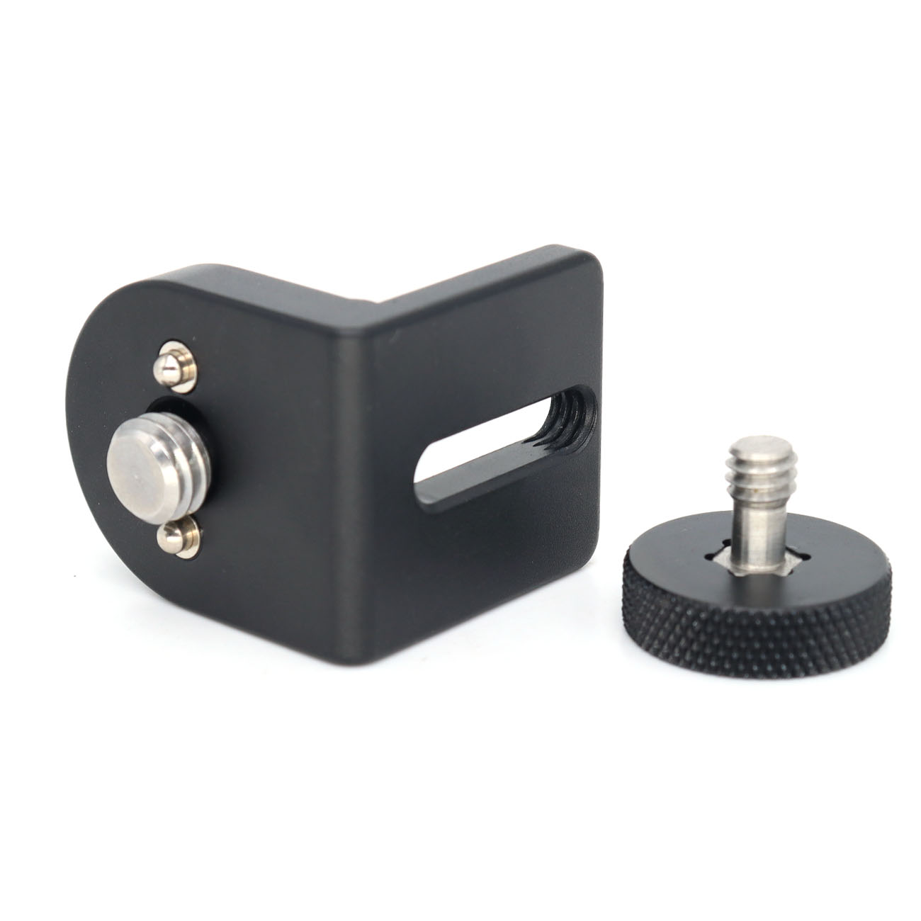 V Mount 1/4 " 3/8" Right Angle Extended Mounting Bracket for Video Monitor Camera