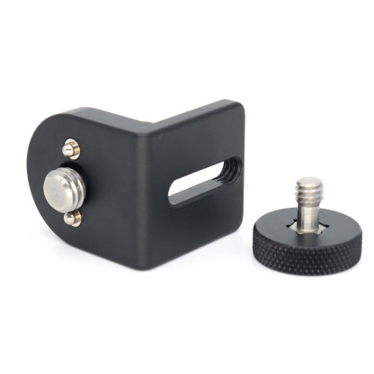 V Mount 1/4 " 3/8" Right Angle Extended Mounting Bracket for Video Monitor Camera