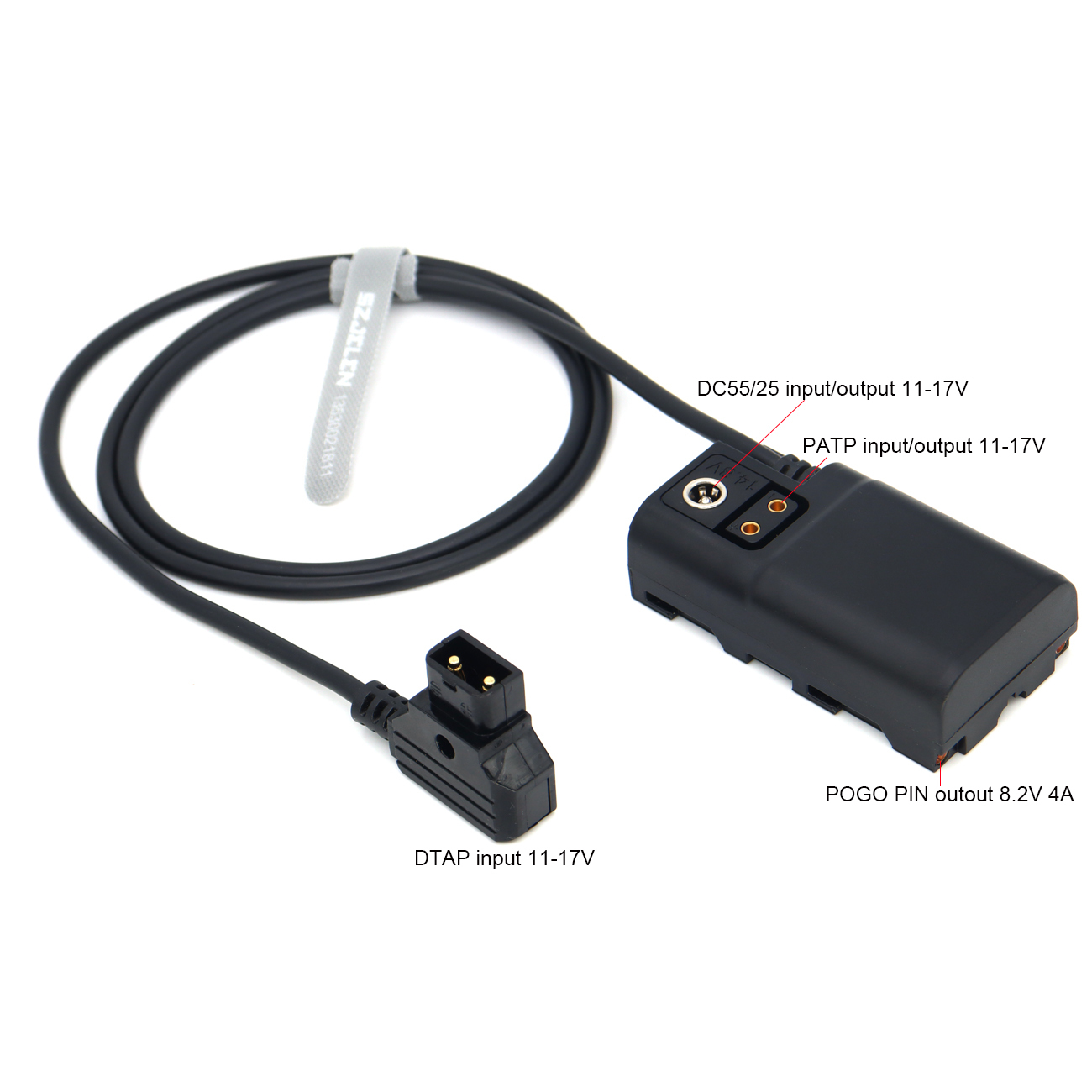 SONY NP-F550/NP-F570/ 970 Power Coupler DC Dummy Battery for SmallHD , ATOMOS Monitor Power cable