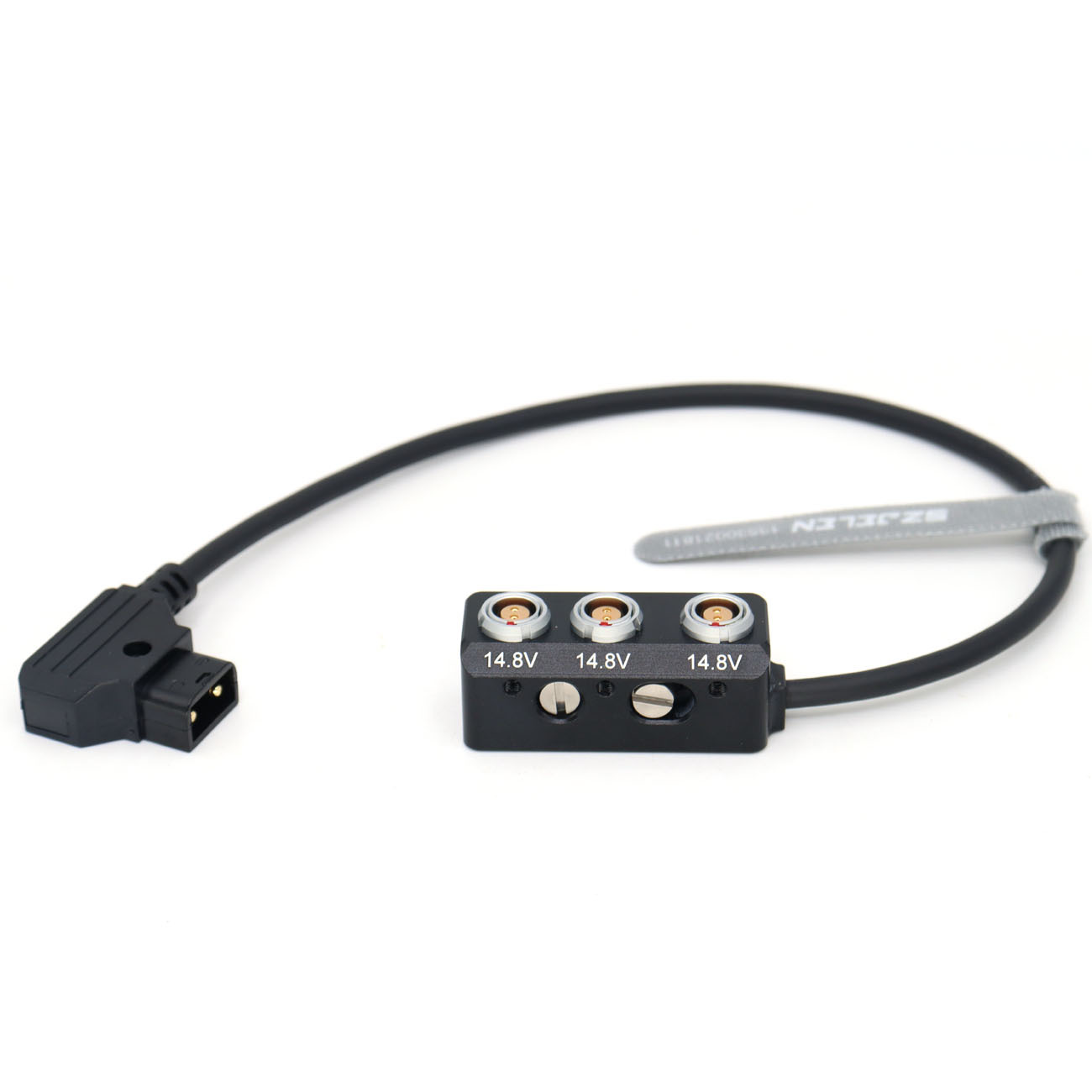 12V 0B 2Pin/RS 3Pin/D-tap to 3*0B 2Pin Female Hub Adapter Splitter for Camera ARRI, SONY, RED