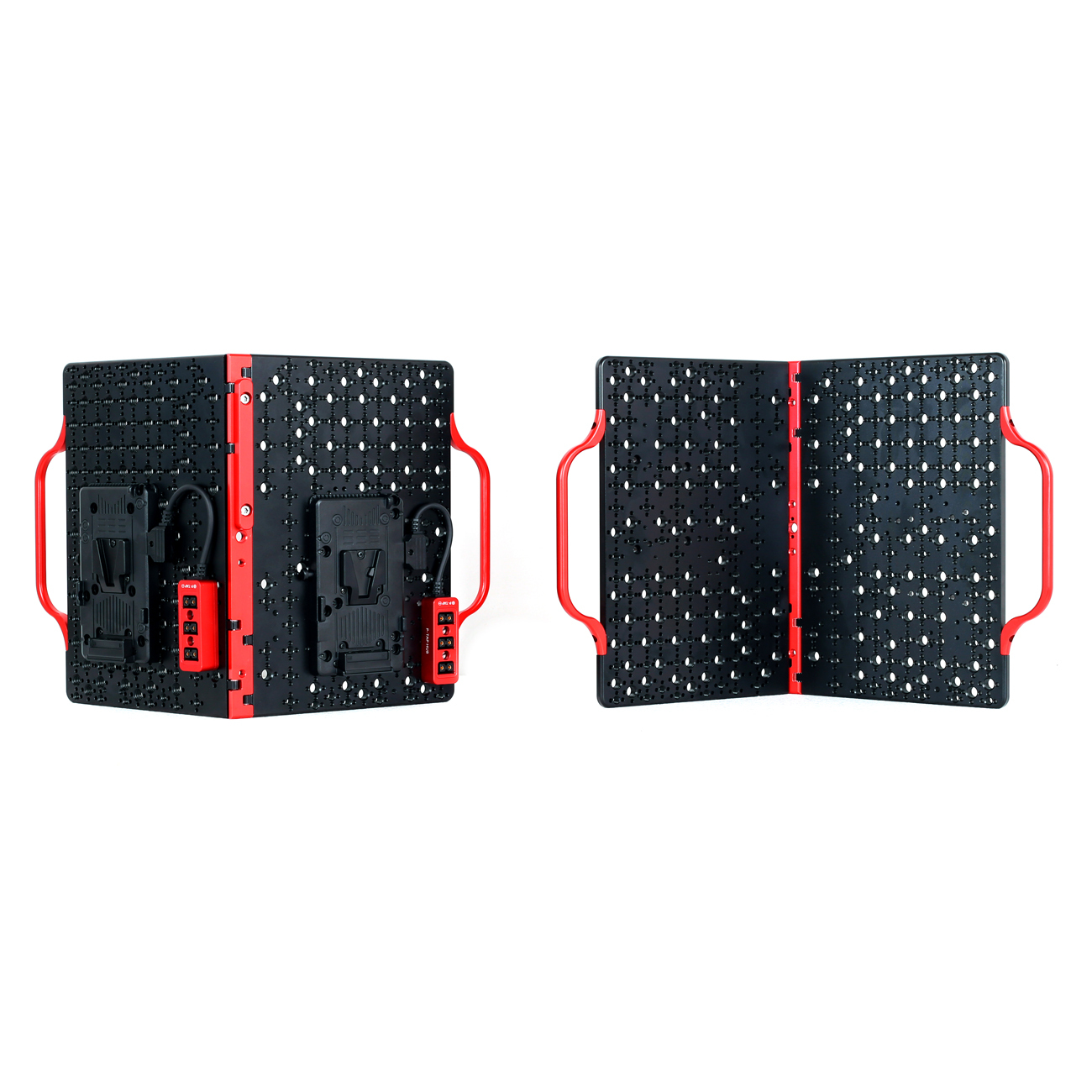 Multifunctional V-mount battery-powered board can hang pictures and transfer monitor support panel, magic leg supports flat notebook operation panel, dtap distributor