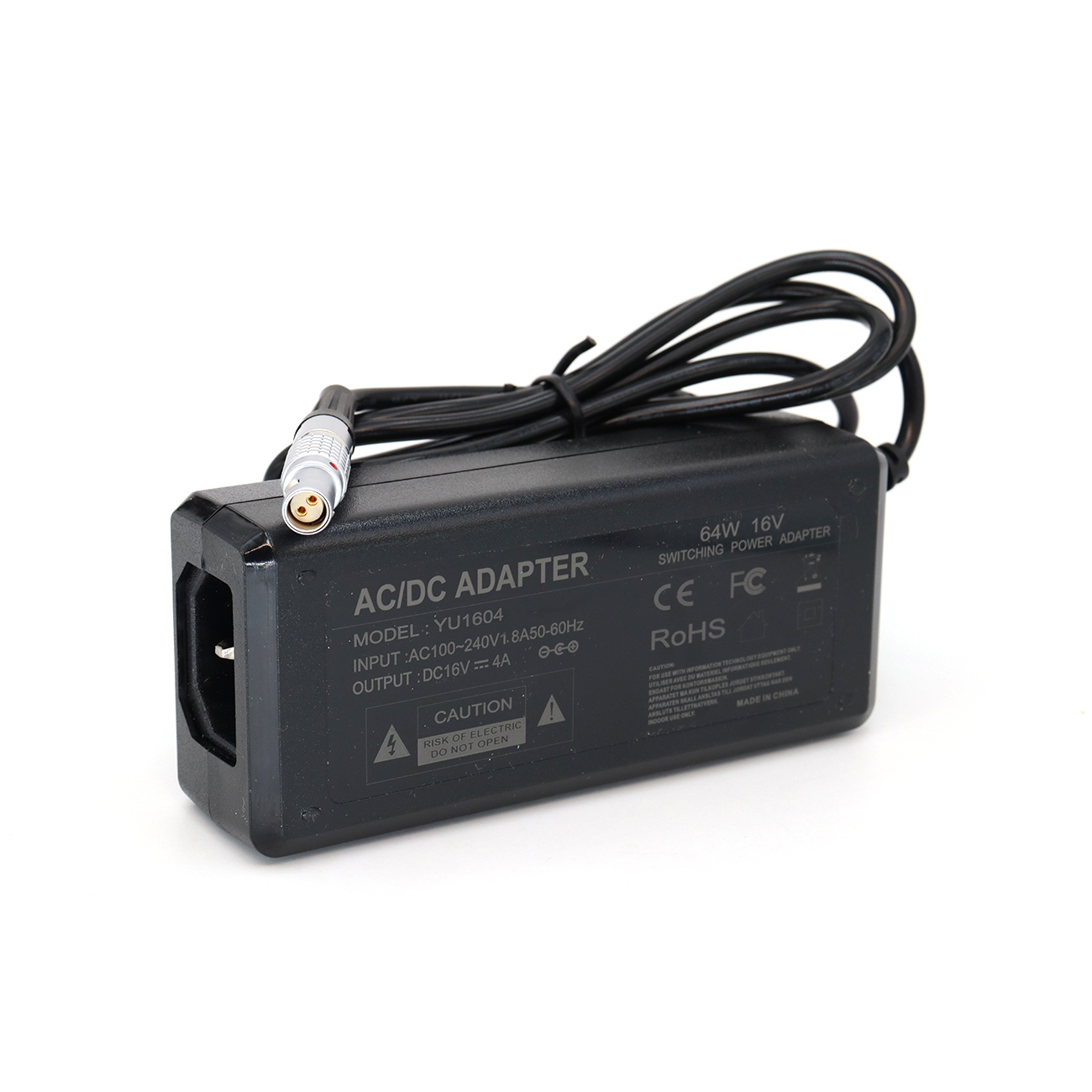 Camera RED KOMODO 2pin female power 220-110V Power Adapter to 16V