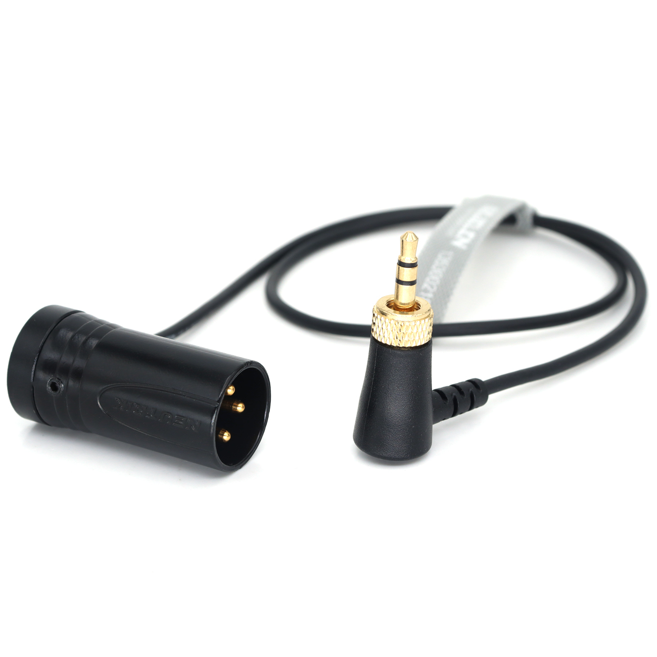Audio Cable Locking 3.5mm to Low-Profile Short XLR 3Pin Male for Sennheiser, Sony D11