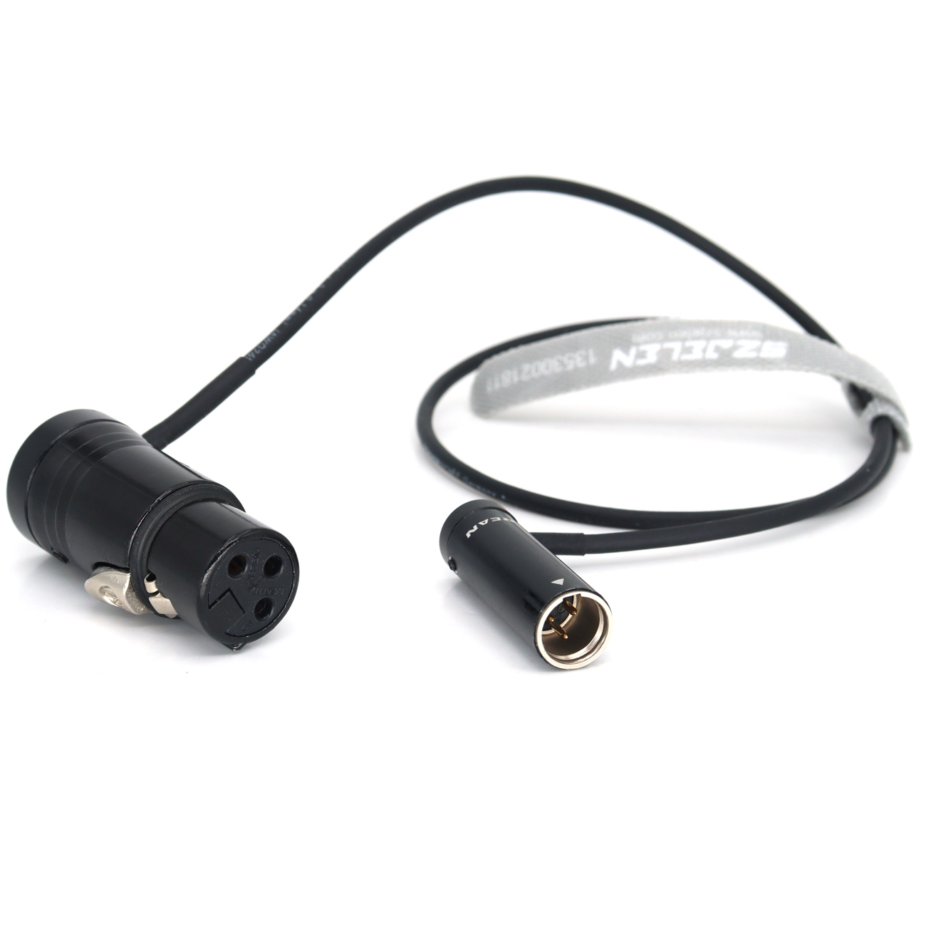Audio Cable Low-Profile TA3M to XLR 3Pin Female for Canon C70, BMPCC 4K 6K Pro Camera Video Assist
