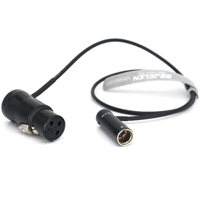 Audio Cable Low-Profile TA3M to XLR 3Pin Female for Canon C70, BMPCC 4K 6K Pro Camera Video Assist