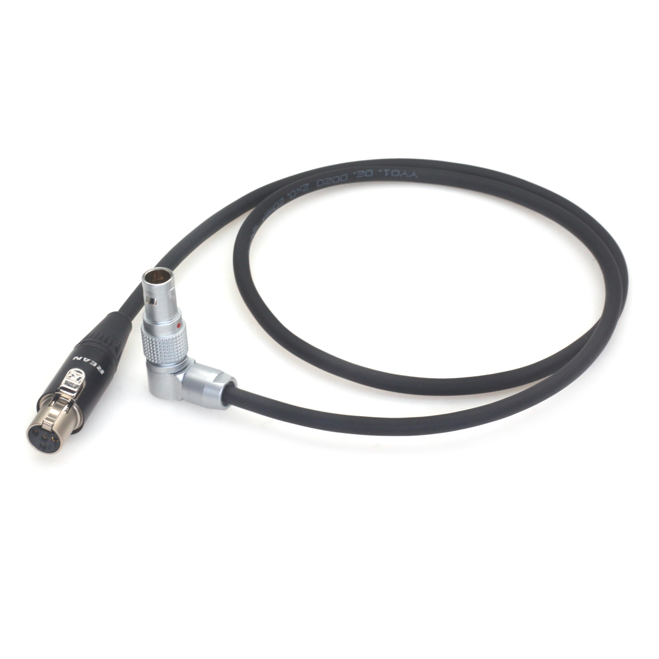 Power Cable 0B 2Pin to Mini XLR 4Pin Female for Tvlogic 055/056/058, ARRI