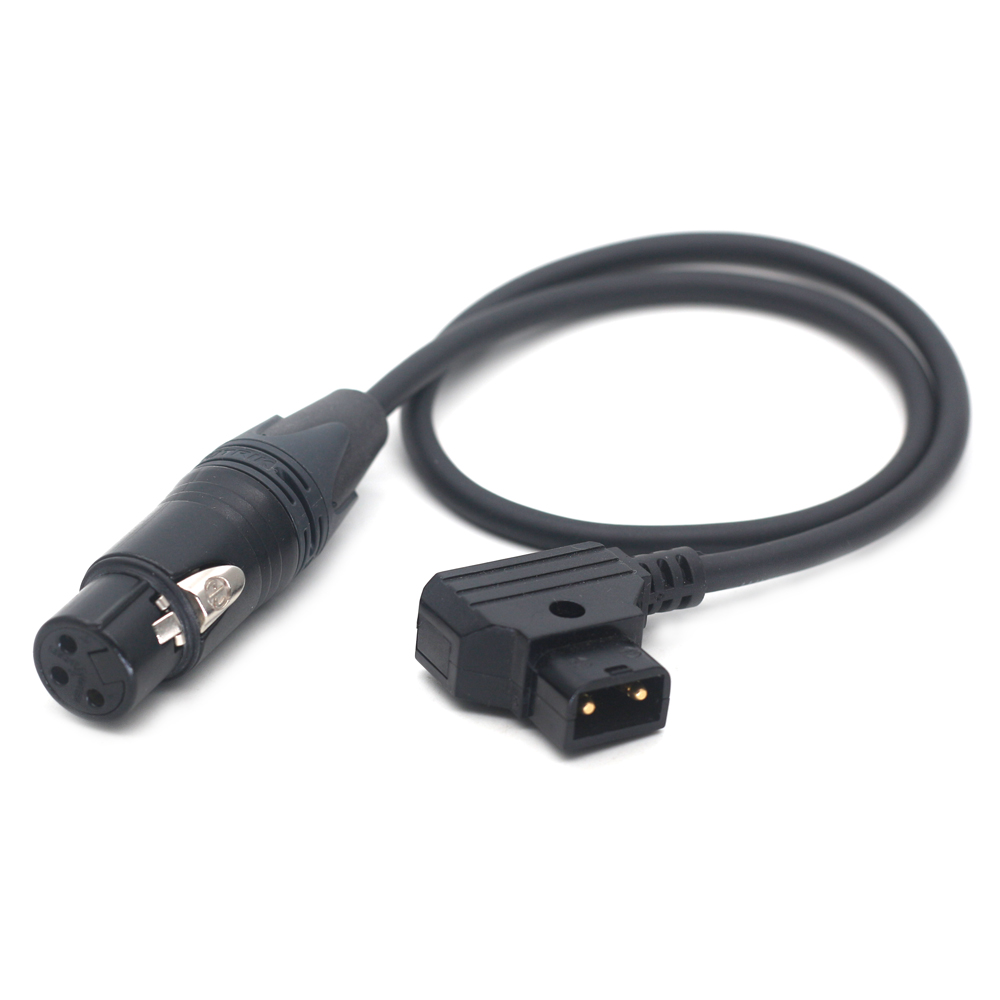 D-TAP to XLR 3Pin Female Power Cable for monitor power cord