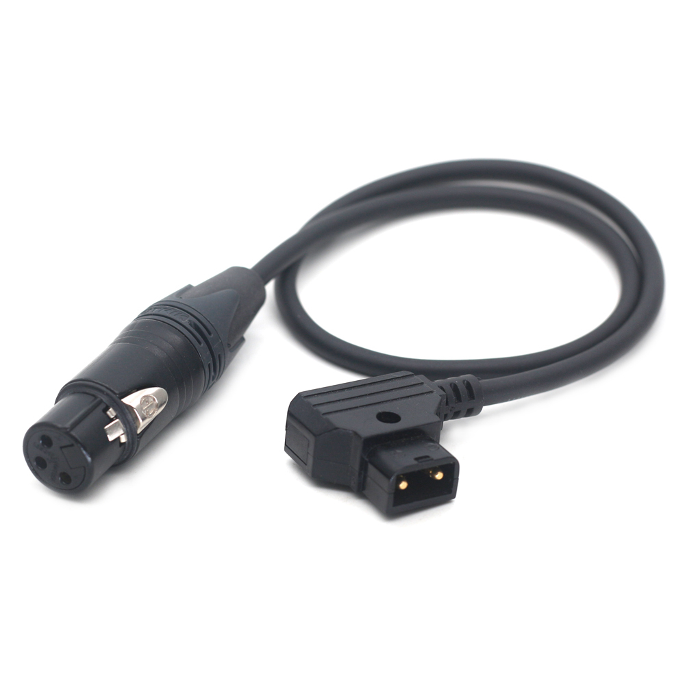 D-TAP to XLR 3Pin Female Power Cable for monitor power cord