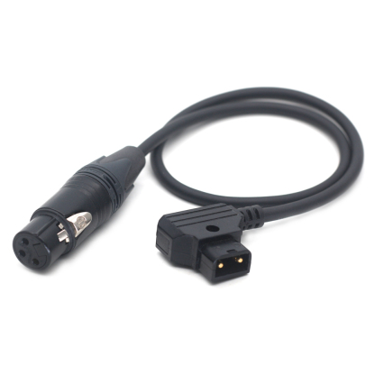 D-TAP to XLR 3Pin Female Power Cable for monitor power cord