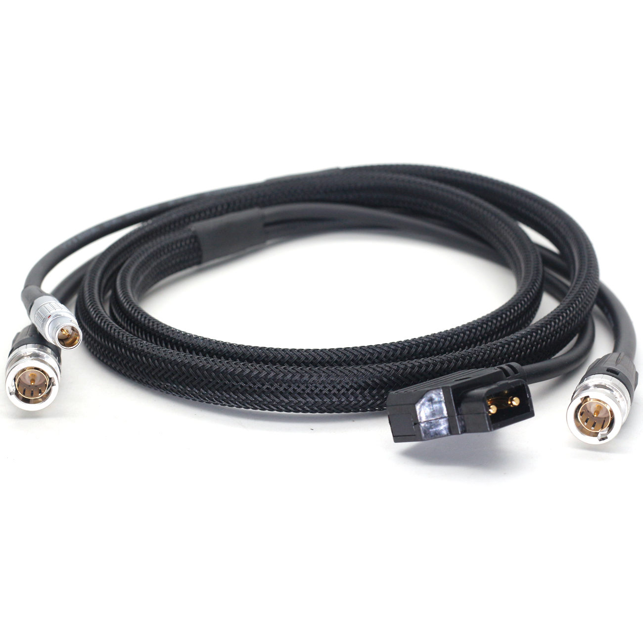 D-Tap + BNC to 0B 2pin +BNC Cable for Teradek Bolt Pro 1000/3000ft power cable and SDI camera monitor SDI line